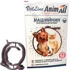 Протипаразитарний нашийник AnimAll VetLine 35 см. Коричневий (4820150201876) (TRI60885)