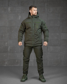 Тактический зимний костюм SoftShell Omni-Heat L олива (89889)