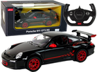 Samochód zdalnie sterowany LEAN Toys Porsche 911 GT3 RS 1:14 Rastar Czarny (5905515356480)