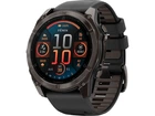 Спортивний годинник Garmin Fenix 8 51mm AMOLED Sapphire Carbon Gray DLC Titanium w. Black/Pebble Gray S. Band (010-02905-20/21)