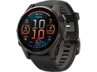 Спортивний годинник Garmin Fenix 8 43mm AMOLED Sapphire Carbon Gray DLC Tit. w. Black/Pebble Gray S. Band (010-02903-20/21)