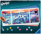 Malowanie po numerach Ravensburger CreArt: Delfiny (0840214800580)