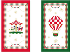 Набір кухонних рушників Rose&Tulipani Xmas Carousel 68 x 36 см 2 шт (8018594581326)