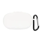 Силиконовый чехол для наушников JBL Soundgear Sense, Hang Case, белый, ультратонкий защитный кейс толщиной 2 мм, защита от царапин, пыли и ударов, компактный, с карабином для крепления, ArmorStandart (ARM80443)