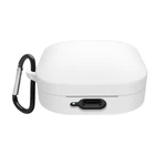 Силиконовый чехол для наушников Xiaomi Redmi Buds 6 Active, Hang Case, белый, ультратонкий защитный кейс толщиной 2 мм, защита от царапин, пыли и ударов, компактный, с карабином для крепления, ArmorStandart (ARM81091)