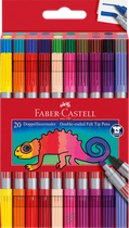 Flamastry Faber-Castell dwustronne 20 szt (4005401511199)