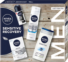 Набір для догляду за тілом Nivea Men Sensitive Recovery Гель для душу 250 мл + Антиперспірант кульковий 50 мл + Бальзам після гоління 100 мл + Пінка для гоління 200 мл (9005800382968)