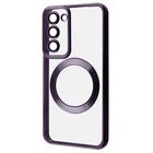 Чехол силиконовый VVave Luxury Metallic Color Ductic Case with MagSafe Magnetic Ring для Samsung Galaxy S23 deep purple