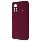 Чехол противоударный силиконовый WAVE Premium Full Silicone Cover для Xiaomi Poco X4 Pro 5G plum