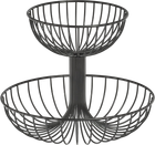 Kosz na owoce Zeller 2-poziomowy 32 x 26 cm (4003368274157)