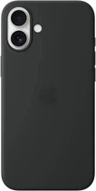 Чехол силиконовый OEM Silicone Case with MagSafe для iPhone 16 Black