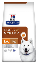 Karma sucha dla psów Hill's Prescription Diet k/d kidney + mobility 4 kg (0052742047140)