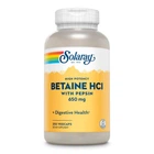 Аминокислота Solaray бетаин HCL пепсин HCL PEPSIN 650mg