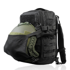 Тактический рюкзак DM20 на 20 л. Cordura 1000D. Крепление Molle. Черный