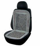 Накидка на сидения массажер круглая косточ. 41,5*89 серая велюр Elegant EL 100 659 (1шт)