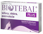 Witaminy Biotebal Biotebal Plus włosy skóra paznokcie 40 tabletek (5903060625945)