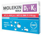 Witaminy Natur Produkt Pharma Molekin D3 + K2 MAX 30 tablets (5906204020576)