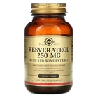 Натуральна добавка Solgar Resveratrol 250 мг