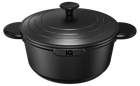 Каструля алюмінієва IQ Be Simple 1.7л, діаметр 18см, для всіх видів плит (IQ-2049-18)