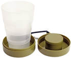 Кружка туристична Kikkerland Collapsible Tumbler w Pill Compart (0612615112667)