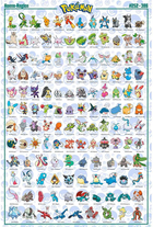 Постер ABYstyle Pokemon Maxi 91.5 x 61 см Hoenn Pokemon (3665361084402)