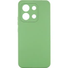Чехол для Xiaomi Redmi Note 13 Pro 4G GETMAN TPU Liquid Silk Full Camera Зеленый/Pistachio