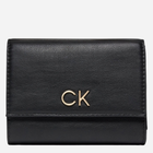 Portfel damski Calvin Klein Re-Lock Trifold MD Wallet Czarny (8720108596138)