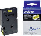 Стрічка для етикеток Brother TC601 12 мм x 7.7 м Black/Yellow (DK22246)