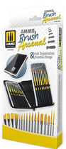 Набір пензлів Ammo Brush Arsenal Brush Organization & Protective Storage 17 шт (8432074085805)