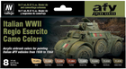 Набір акрилових фарб Vallejo Afv Italian WWII Regio Esercito Camo Colors 8 шт x 17 мл (8429551716451)