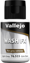 Farba Vallejo Wash FX 76.515 35 ml Light Grey (8429551765152)