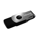 Флешка ЮСБ Wibrand 128 GB Lizard Gen1, USB Flash Drive 3.2 пам'ять 128 Гб вращаясь на все 360° Black