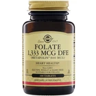 Фолієва кислота Solgar Folate фолат 1333 мкг DFE (800 мкг), 100 таблеток (SOL-01945)
