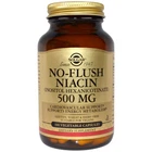 Ніацин Solgar No-Flush Niacin не викликає почервоніння 500 мг, 100 капсул (SOL-01911)