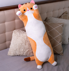 Мягкая игрушка Кот Батон TOPA плюшевый котик обнимашка Коричневый 90 см