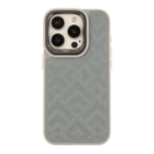 Чохол Kajsa Briquette Collection Rhombus для iPhone 15 Pro Колір Light Grey