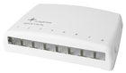 Panel krosowy Telegartner Mini Distributor MPD8 AMJ/UMJ TH35/AP 8 port Alpine White (4018359474942)