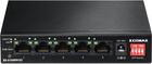 Switch Edimax Long Range 5-Port Fast Ethernet Switch with 4 PoE+ Ports & DIP Switch Black (ES-5104PH V2)