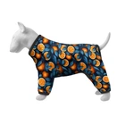 Ветровка для собак WAUDOG Clothes, рисунок "Апельсины", L55, В 77-79 см, С 50-55 см