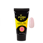 Акригель для нарощування нігтів YouPOSH Acrygel Gel 15 мл № 1 Бежево-рожевий