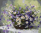 Картина по номерам Цветы. Букет ромашек 40*50 см Оригами LW 31500