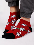 Шкарпетки чоловічі короткі бавовняні YOCLUB Funny Cotton Socks 35-38 Червоні (5904921662062)