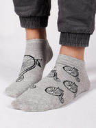 Skarpety damskie krótkie YOCLUB Funny Cotton Socks 35-38 Szare (5904921661881)