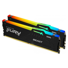 Модуль памяти Kingston KF556C40BBAK2-32 DDR5/32Гб/5600MHz/Fury Beast RGB 2x16 для настольных ПК
