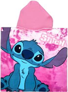 Ręcznik-poncho kąpielowy Disney Stitch 50 x 100 cm Niebiesko-różowy (8435631340621)