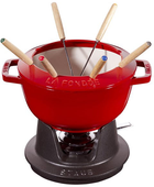 Zestaw do fondue Staub czerwony 20 cm (3272340027604)