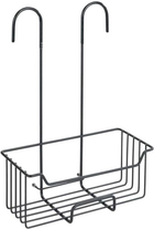 Полиця для ванної кімнати Wenko Caddy Milo із кріпленням на змішувач Чорна (4008838317686)