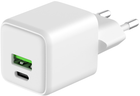 Ładowarka sieciowa alkaya 45W GaN 2 Port USB-C+A White (CR-50007)