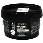 Емаль акрилова для дерева, металу та бетону ZEBRA 0,25 кг RAL 9003 10 біла глянцева