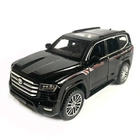 Металлическая машинка инерционная с эффектами Toyota Land Cruiser 300 Auto Expert Черный